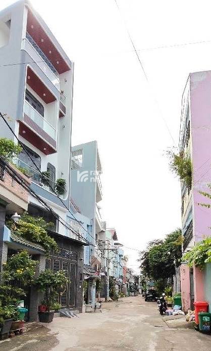 NGAY CHỢ BÌNH THÀNH 4 TẦNG 4.5 X 15,  NHỈNH 5.65toi, HẺM 7m KINH D0ANH, GIÁP TÂN PHÚ [722]