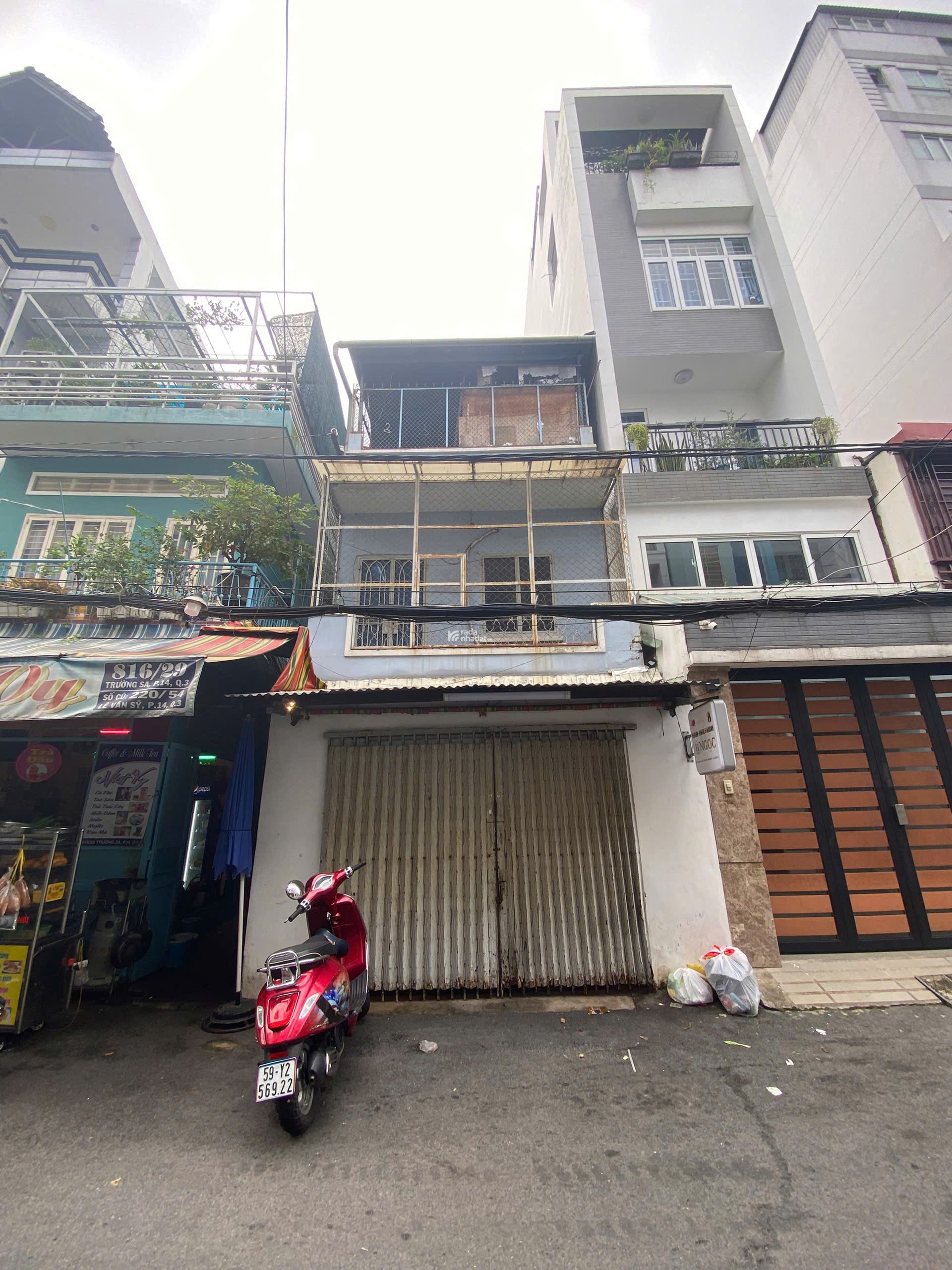 BÁN NHÀ HẺM XE TẢI 220 LÊ VĂN SỸ P14 QUẬN 3 - 13.9 TỶ 