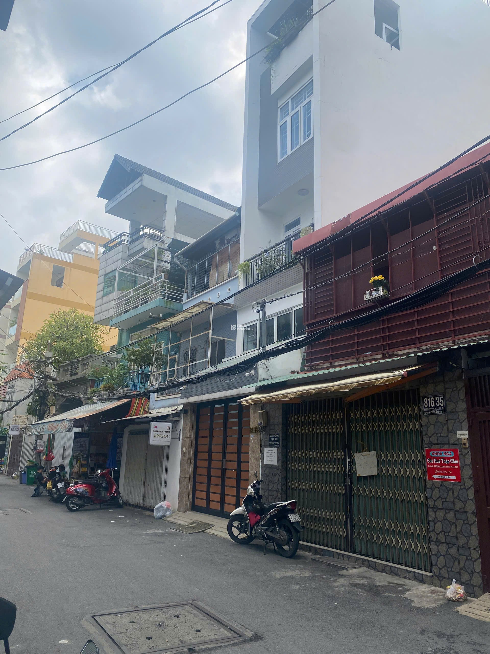 BÁN NHÀ HẺM XE TẢI 220 LÊ VĂN SỸ P14 QUẬN 3 - 13.9 TỶ 