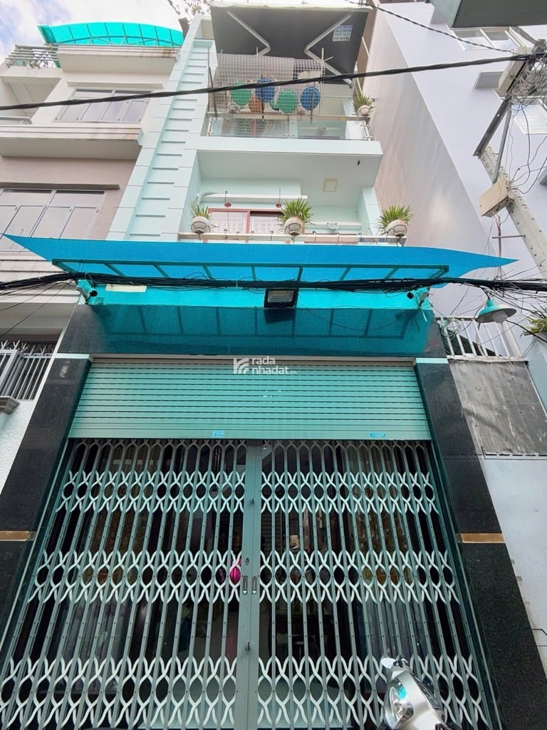 LẠC LONG QUÂN -P.8- TÂN BÌNH - HXH ĐỔ CỬA - VUÔNG A4 -DT: 4*14m- 4 TẦNG BTCT -  7 TỶ 5