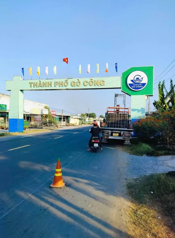 BÁN ĐẤT MẶT TIỀN QL50, TP GÒ CÔNG SHR, CÔNG CHỨNG SANG TÊN NGAY - GIÁ CHỈ 600TR