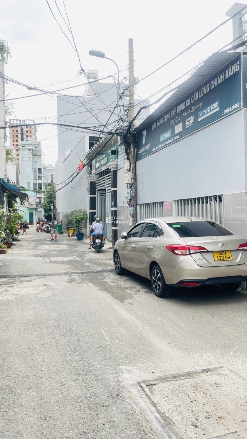 Bán nhà hẻm 6m Huỳnh Thiện Lộc-ngang 4m-4PN-nhà mới-giá tốt