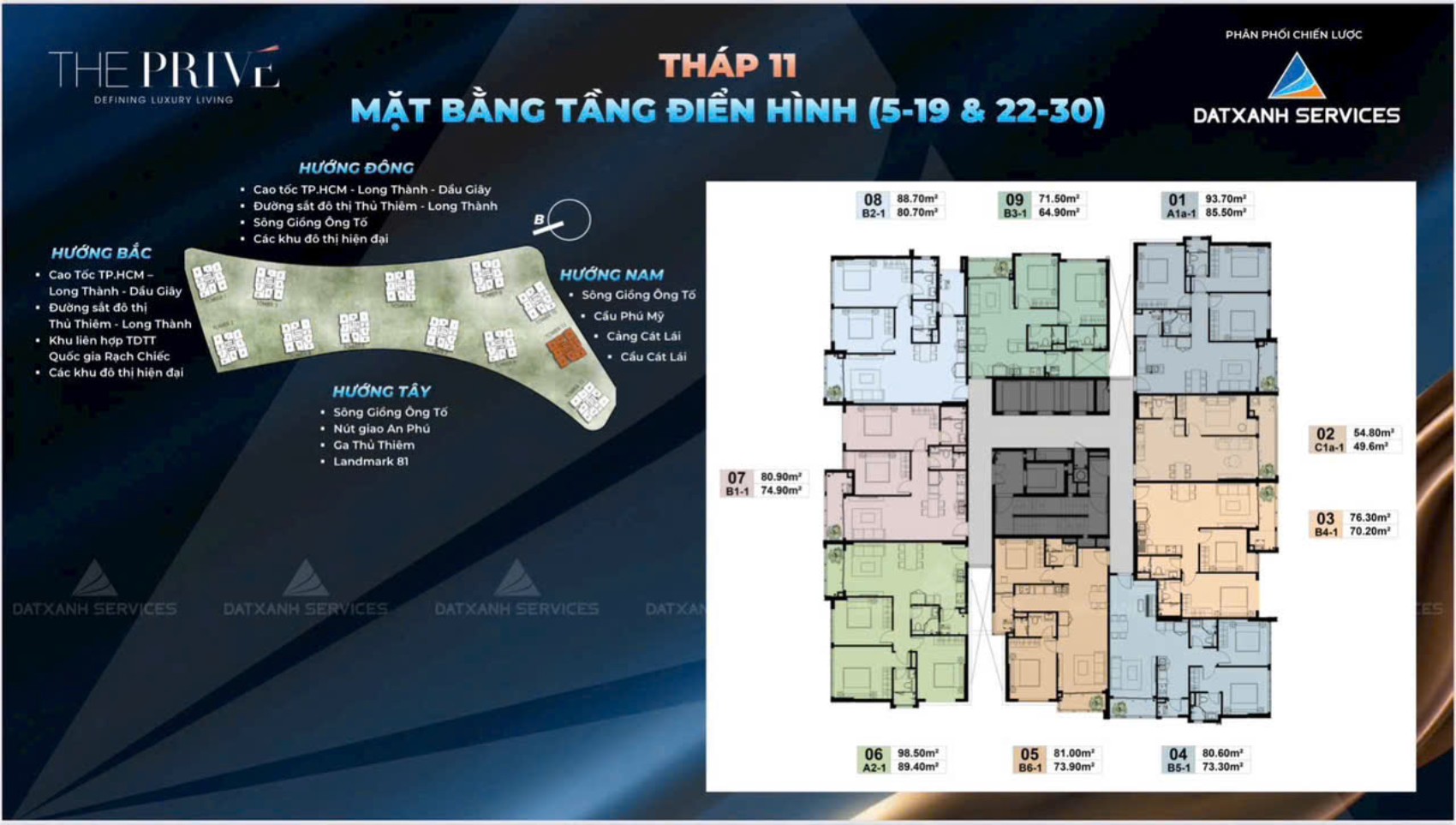 Căn hộ hạng sang The Privé, 9,3 tỷ, 71m2, Tặng ngay 500tr và TT 10% nhận nhà