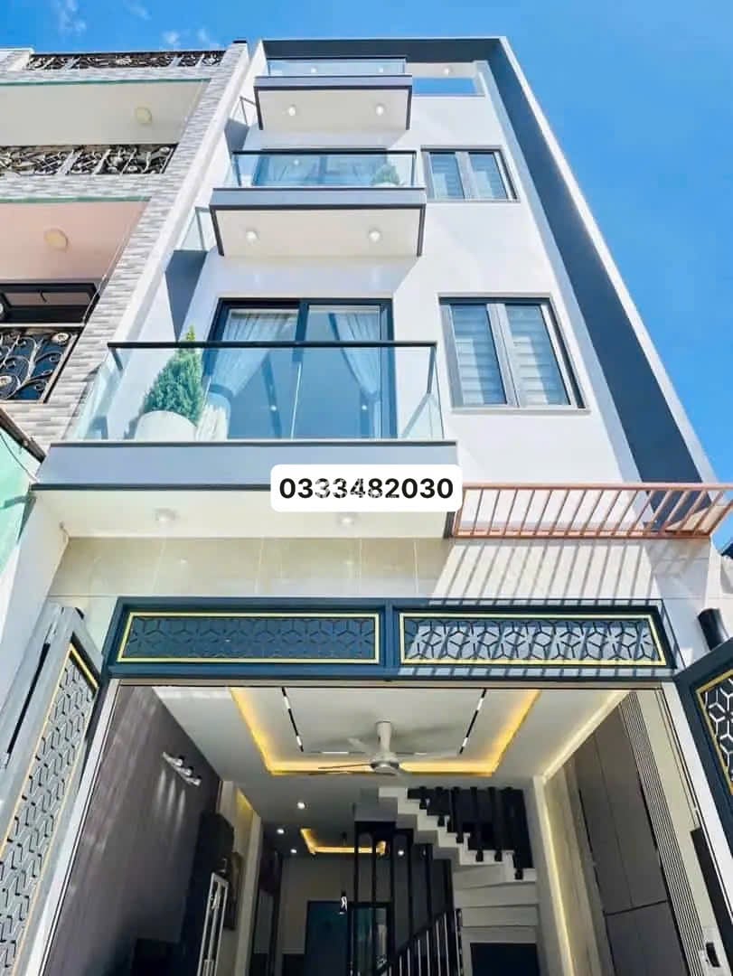 Bán nhà mới sửa năm nay 4tỷ850 DT 52m2 Dương Bá Trạc, P1, Q8, Sổ Hồng Riêng