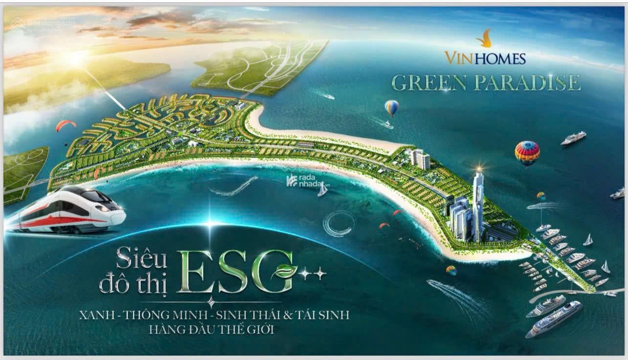 VINHOMES GREEN PARADISE CẦN GIỜ BIỆT THỰ, NHÀ PHỐ BIỂN ĐẲNG CẤP GIÁ CHỈ TỪ 98 TRIỆU/M2