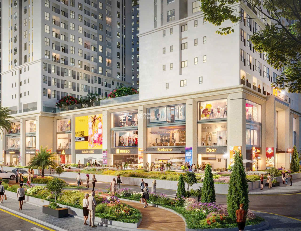 Vốn 800tr nhận ngay 2pn block thương mại sẵn hđ thuê 14tr ngay ga metro đhqg