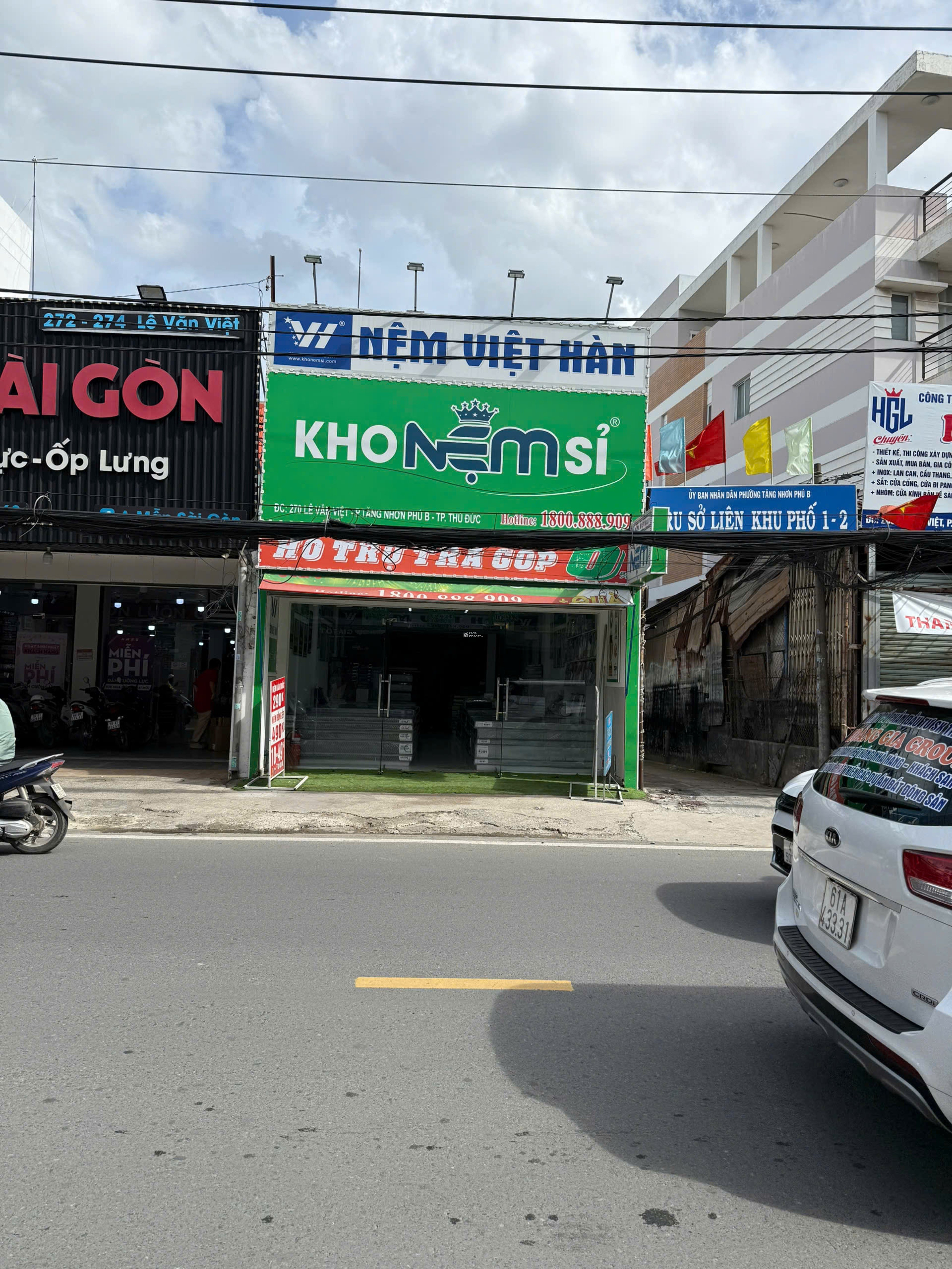 Cho thuê nhà mặt phố 270 Lê Văn Việt, 45 triệu, (5m*17m)85m2, hàng hiếm tại Thủ Đức.