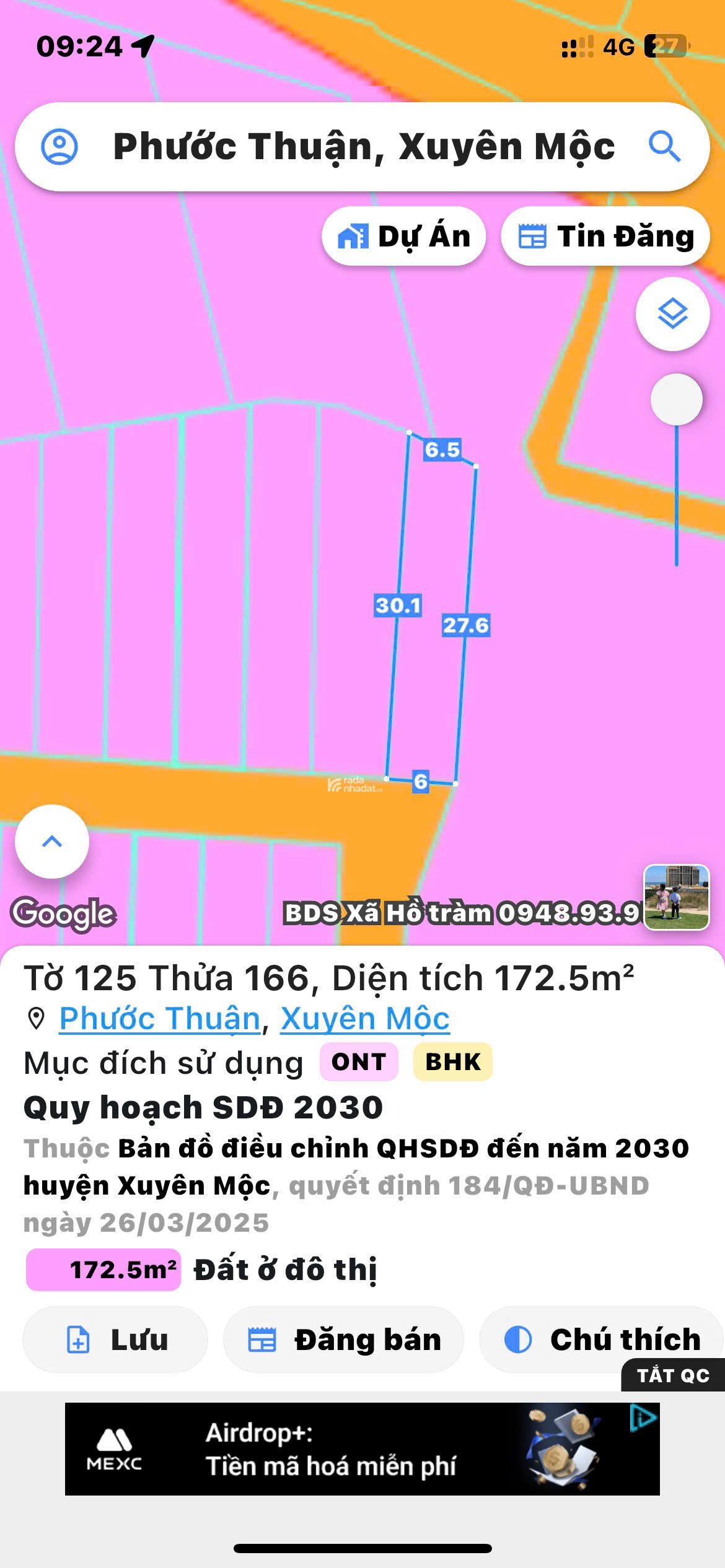 BÁN 2 CĂN NHÀ LIỀN KỀ TRUNG TÂM HỒ TRÀM, GẦN BIỂN HỒ TRÀM
