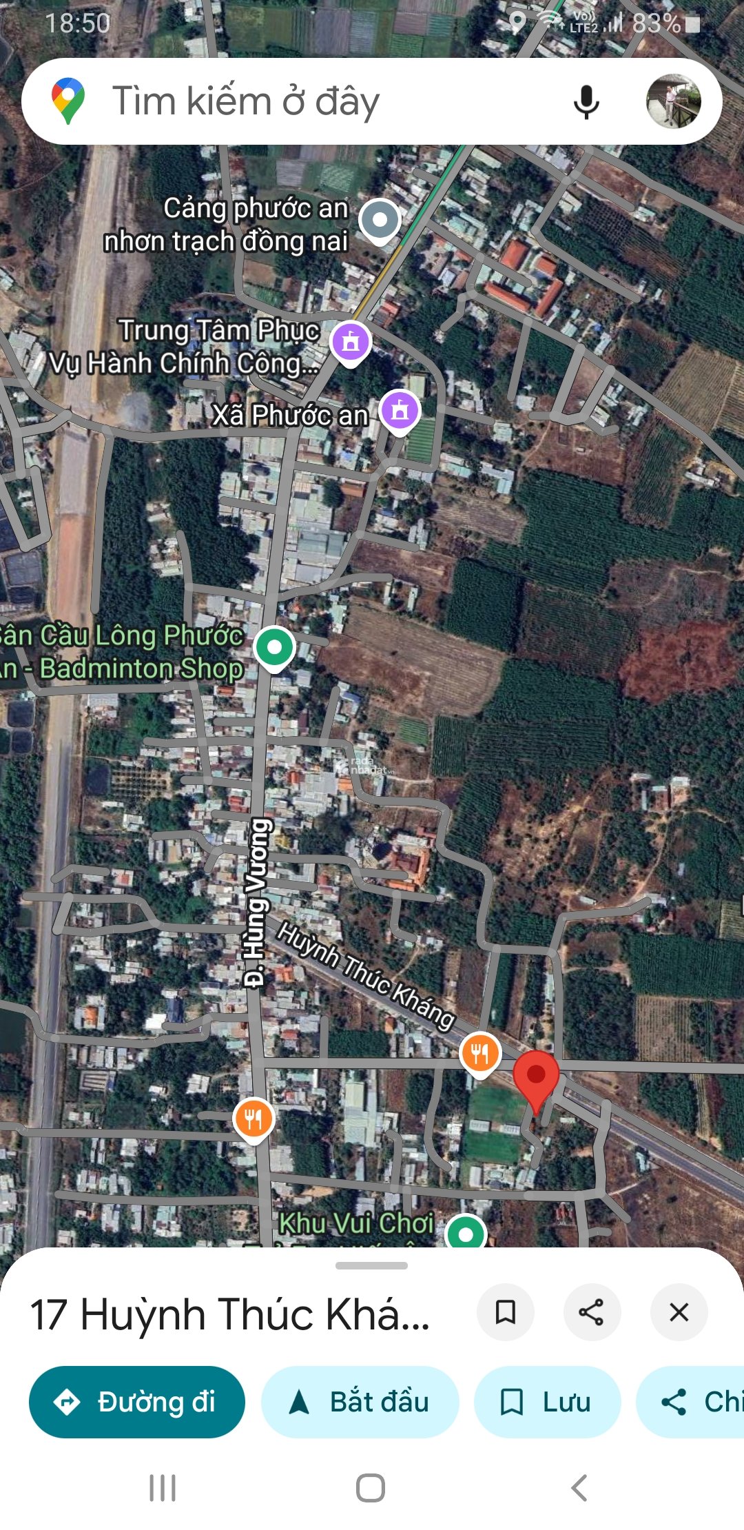 Bán đất hẻm xe hơi đường hùng vương, ngay trung tâm xã