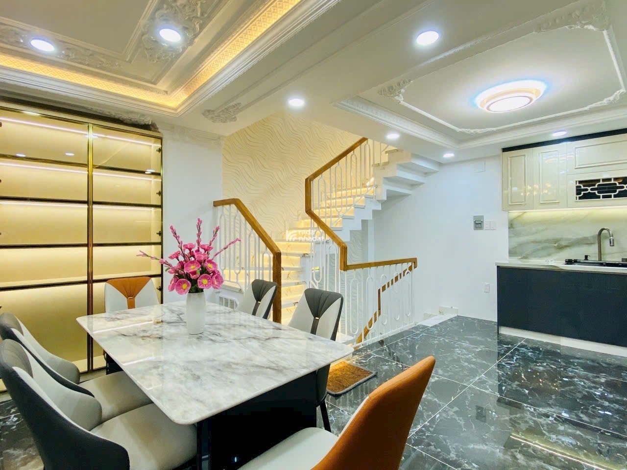 NHÀ XÂY MỚI 4 TẦNG ĐẸP LUNG LINH – HẺM XE HƠI 5M – BÙI QUANG LÀ, P.AN HỘI TÂY – CHỈ 7.8 TỶ TL