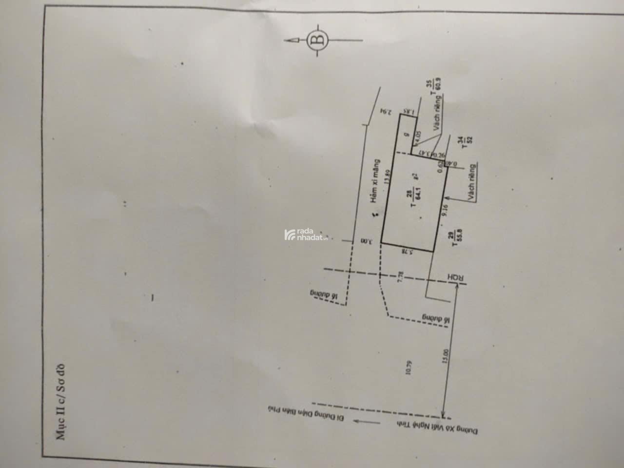Nhà mặt tiền đường XVNT phường 22