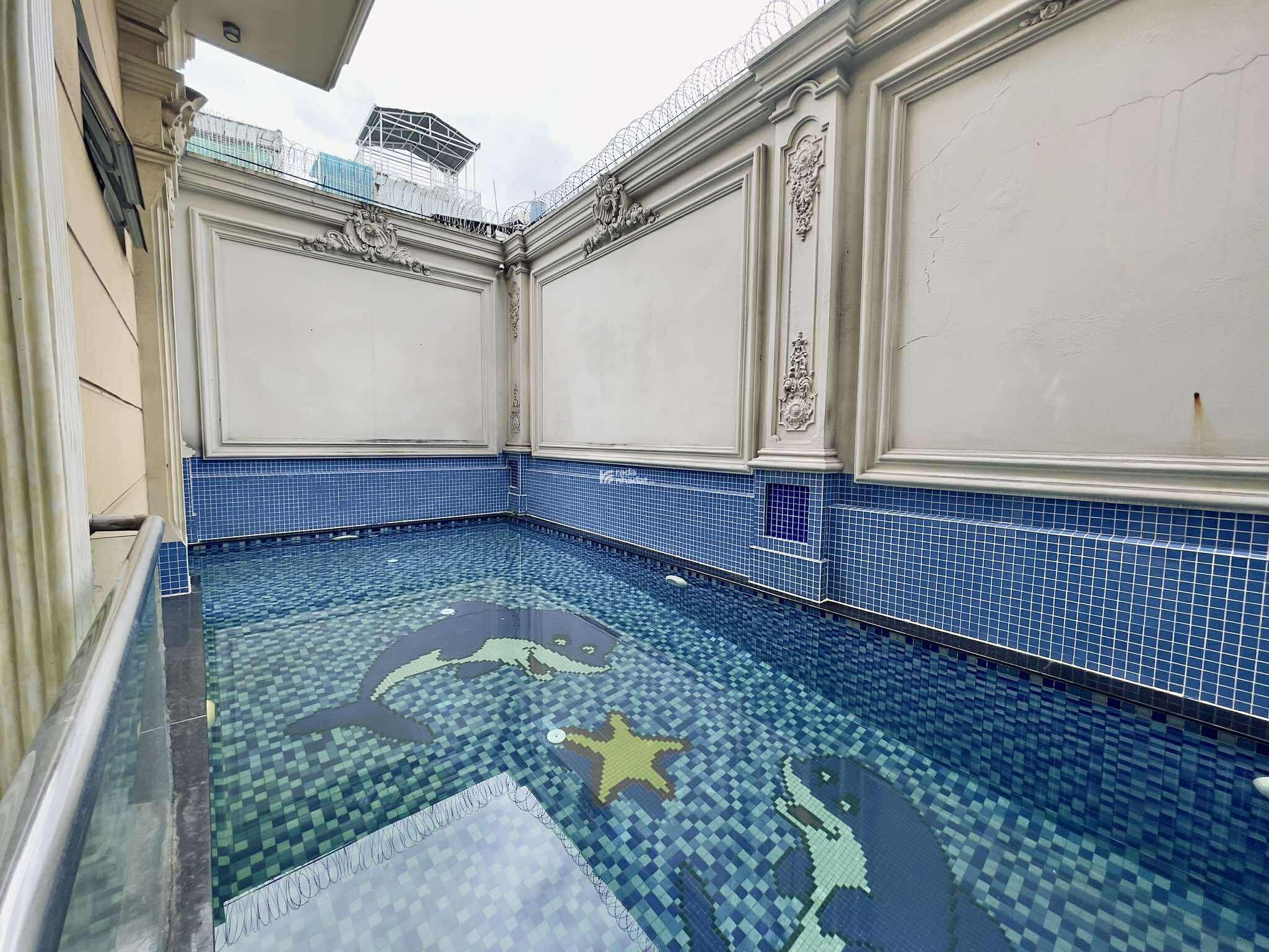 VILLA 5 TẦNG 2 MẶT TIỀN - GIÁP Q3 Q10 - 350m2 ĐƯỜNG 8m - GIÁ 68 TỶ