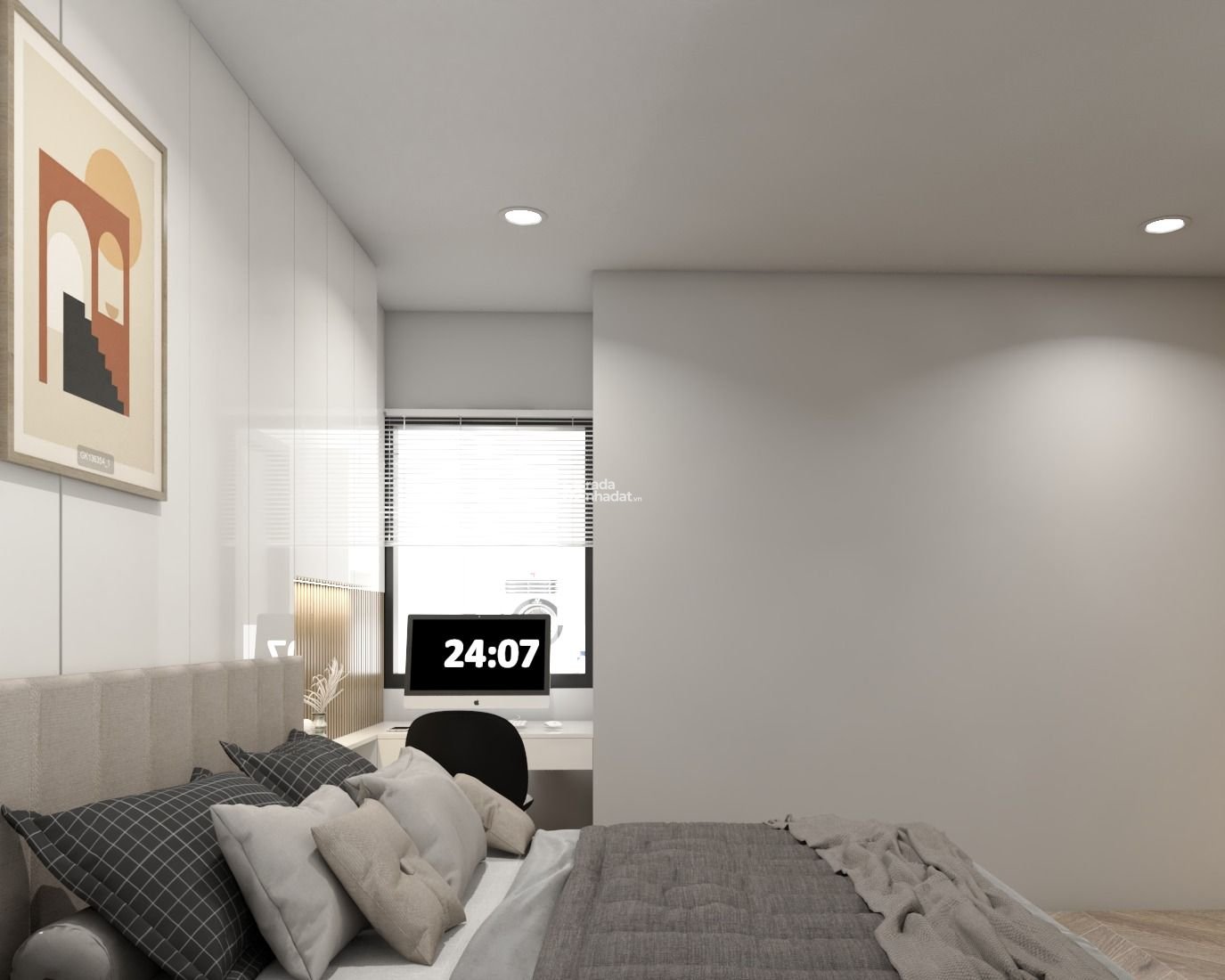 Chính chủ gửi bán căn hộ 44m2 thiết kế 1PN - 1VS tại ngõ 106 Hoàng Quốc Việt