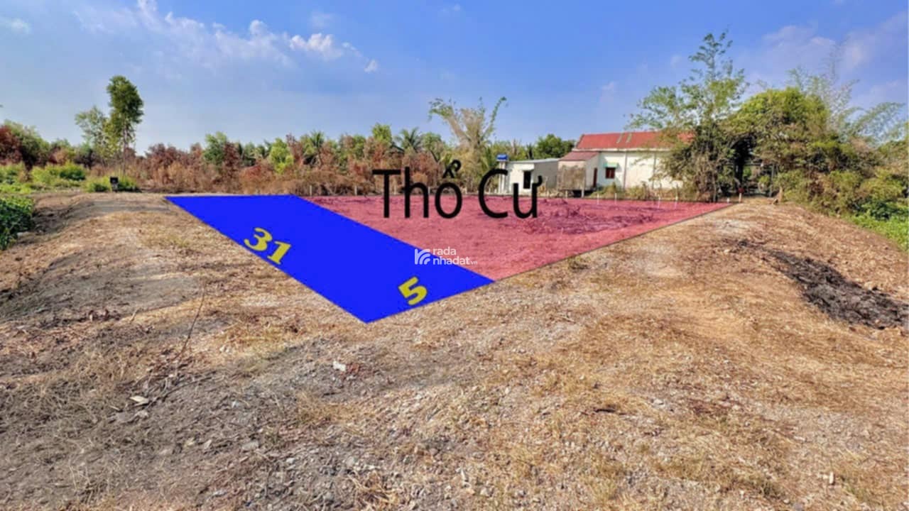 Thị Trấn Đông Thành 5x35 Ful Thổ Đường Huỳnh Châu Sổ Đức Huệ, Long An
