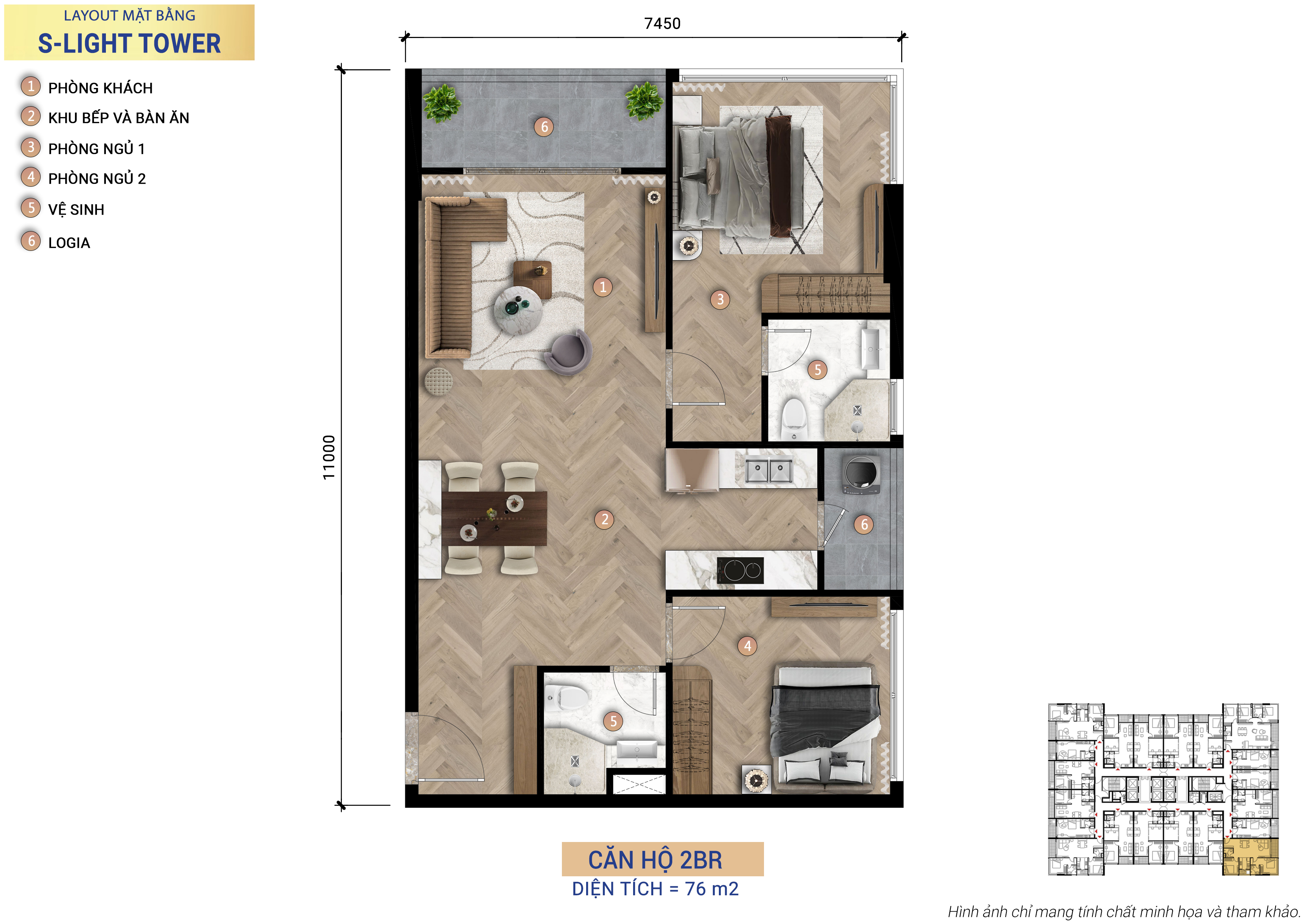 TTC Plaza Đà Nẵng - Căn hộ 1PN (51m2) - Thanh toán chỉ 578 triệu nhận nhà ngay - HTLS 0% 12 tháng
