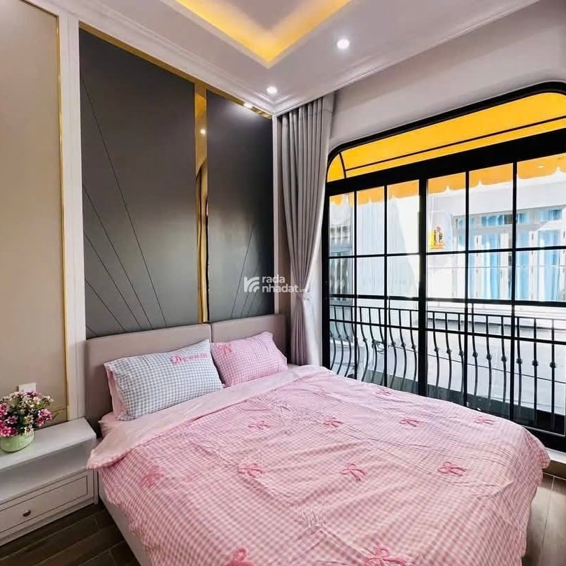 Hẻm 8m thông gần Vòng xoay Phú Lâm Q6, DT 4x13m 4 tầng 4PN, SHR, công chứng nhanh, chỉ 8.x Tỷ