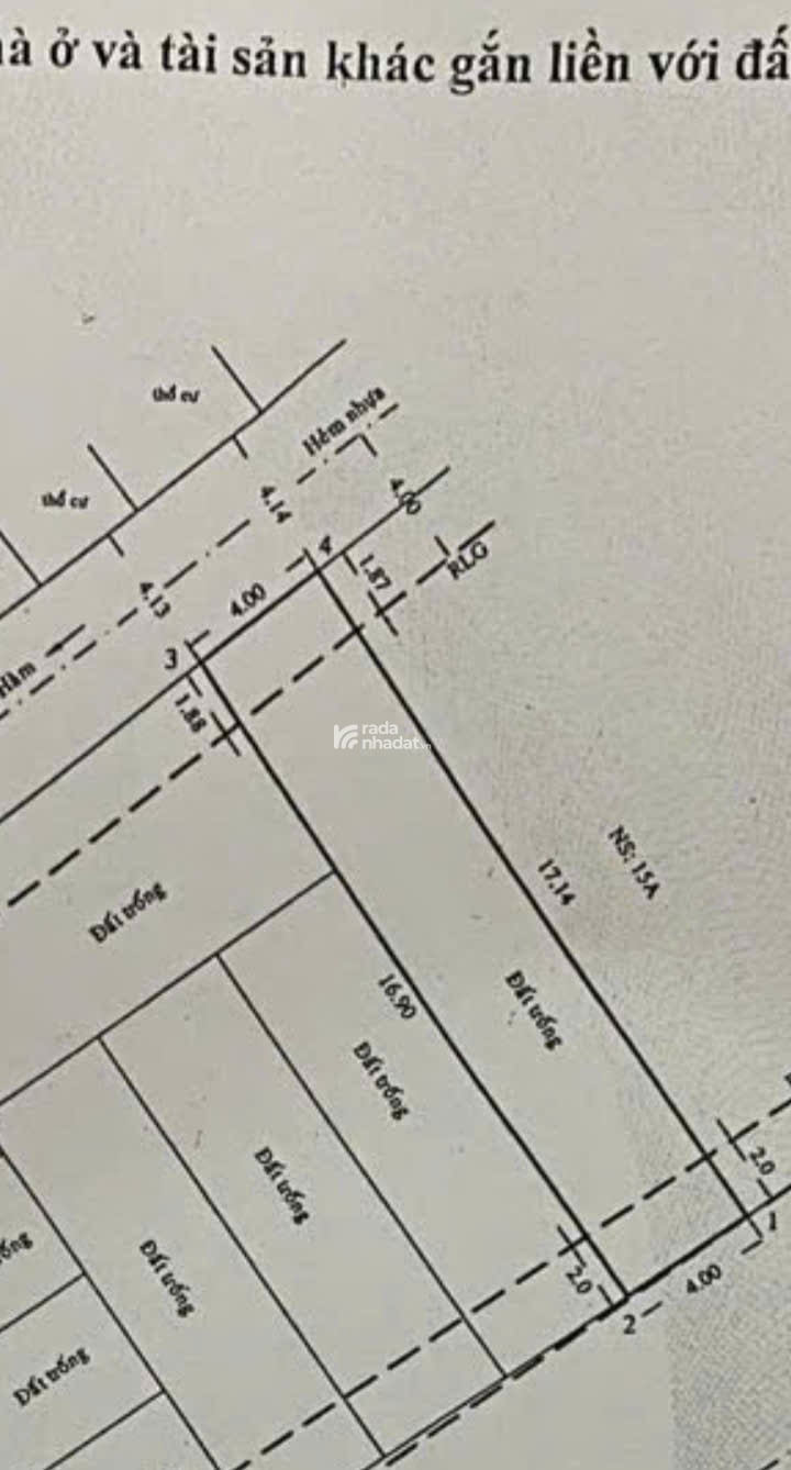 Bán gấp Lô đất 2 mặt hẻm xe hơi thông  Dương Quảng Hàm  P5  Gò Vấp  4x21m  Chỉ 11.5 tỷ