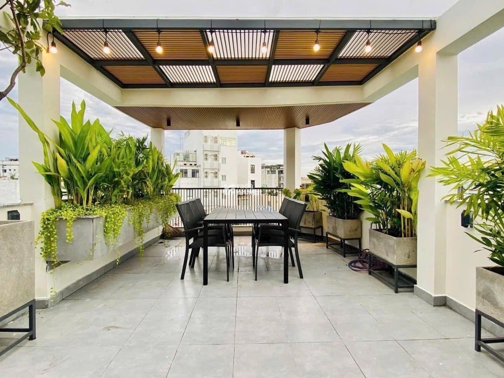 BÌNH THẠNH 15”  Ô TÔ nhỏ VÀO NHÀ - 5 TẦNG - 3 PN, 4 WC  SÂN THƯỢNG RỘNG - CĂN GÓC 2 MẶT THOÁNG