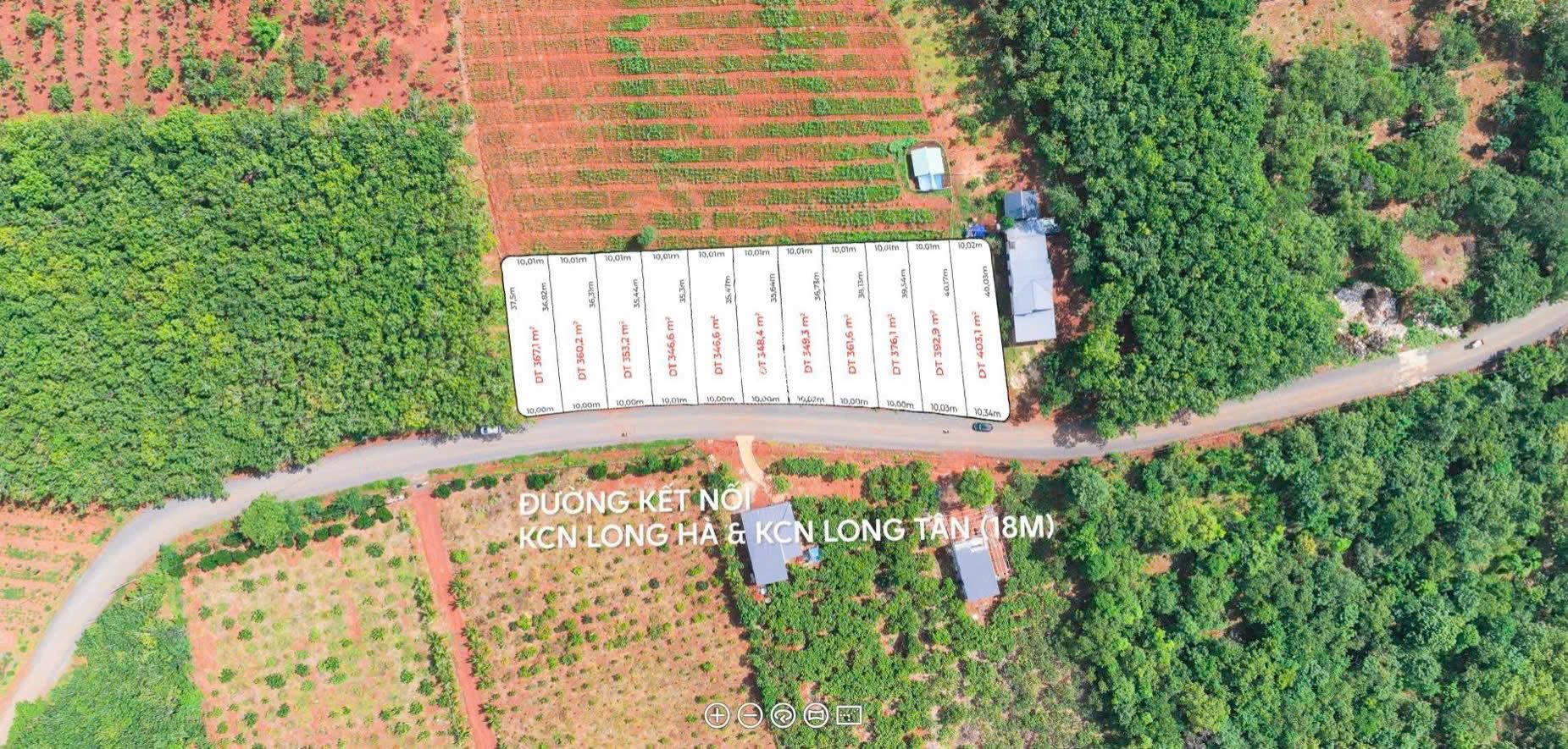 Đất đẹp Long Hà - Phú Riềng mặt tiền đường 18m