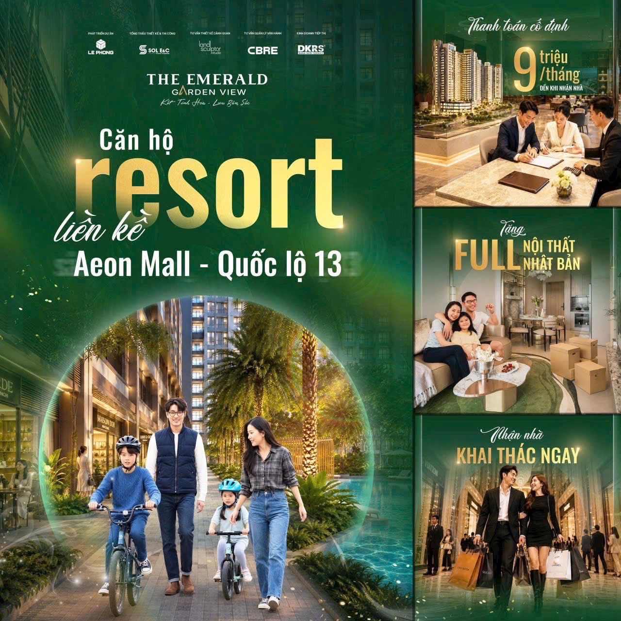 CĂN HỘ GẦN AEON TỪ 1,6 TỈ - GÓP 9TR/TH - BÀN GIAO FULL NỘI THẤT NHẬT BẢN