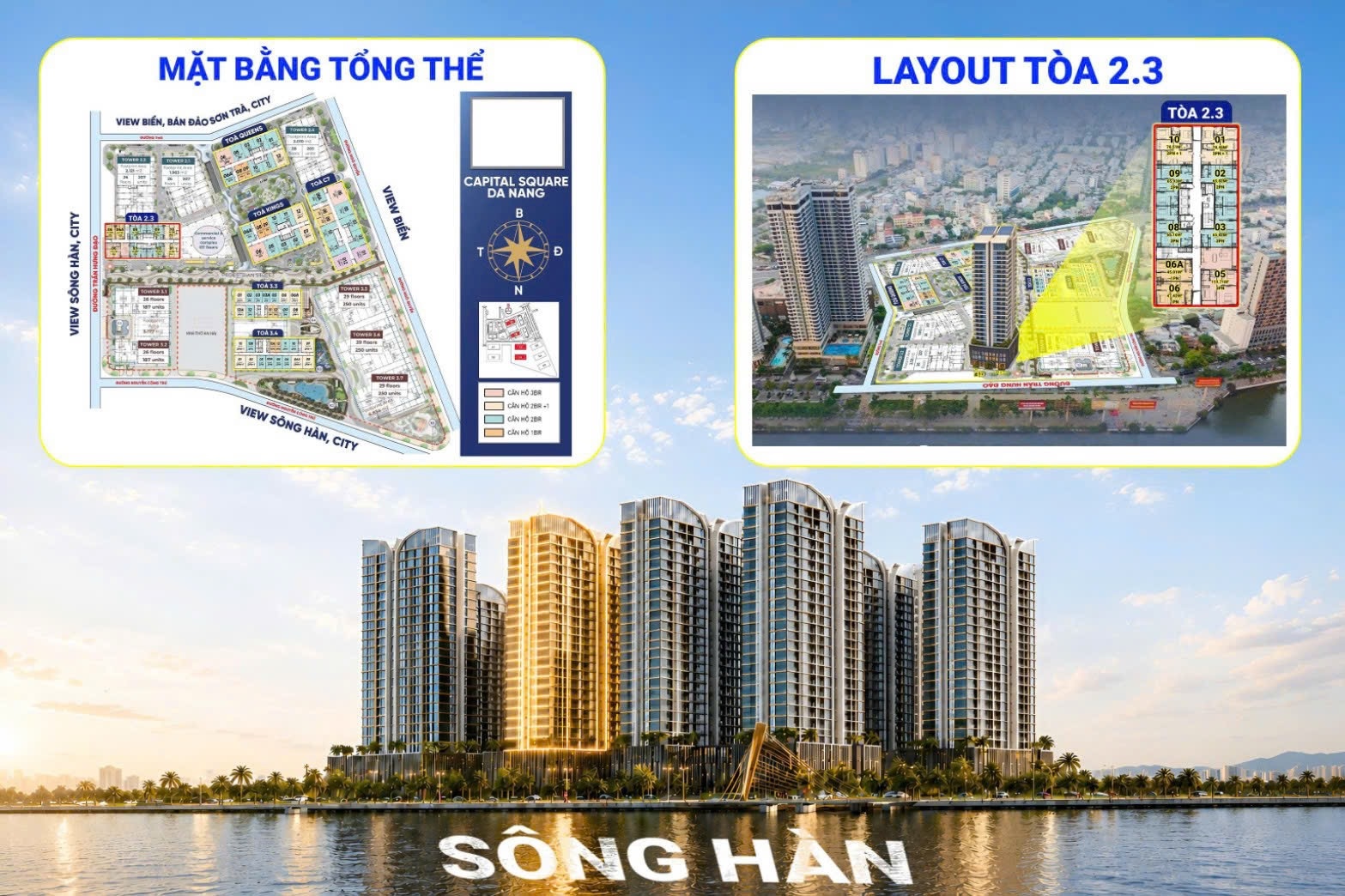 MỞ BÁN CĂN HỘ TRỰC DIỆN SÔNG HÀN - C3 CAPITAL SQUARE