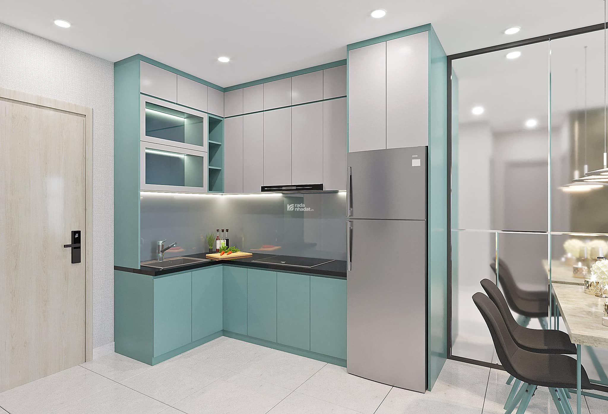 Cho thuê căn 2pn 2wc 53m2 Bcons đường Tân Lập có sẵn full nội thất giá 8tr còn tl, ở liền được.