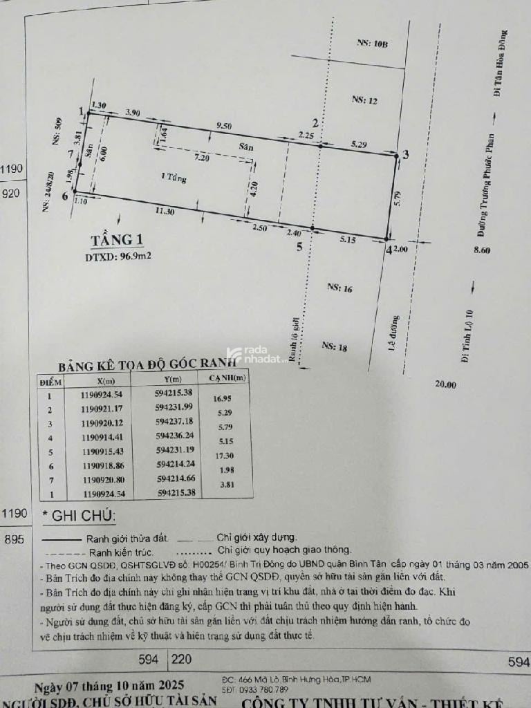 MẶT TIỀN KINH DOANH - 130M2 - NGANG 6M - 13 TỶ 500