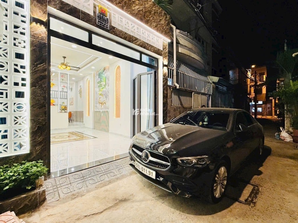 4 TẦNG 50M2, ÔTÔ NGỦ NHÀ, FULL NỘI THẤT, GÓC PHẠM VĂN CHIÊU - QUANG TRUNG GÒ VẤP - 6.55 TỶ