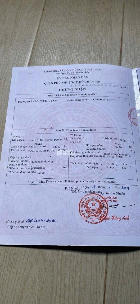 SIÊU PHẨM 5 TẦNG FULL NỘI THẤT - HXH - NGUYỄN CÔNG HOAN - PHAN XÍCH LONG - DTCN:160M2 - NHỈNH 8 TỶ