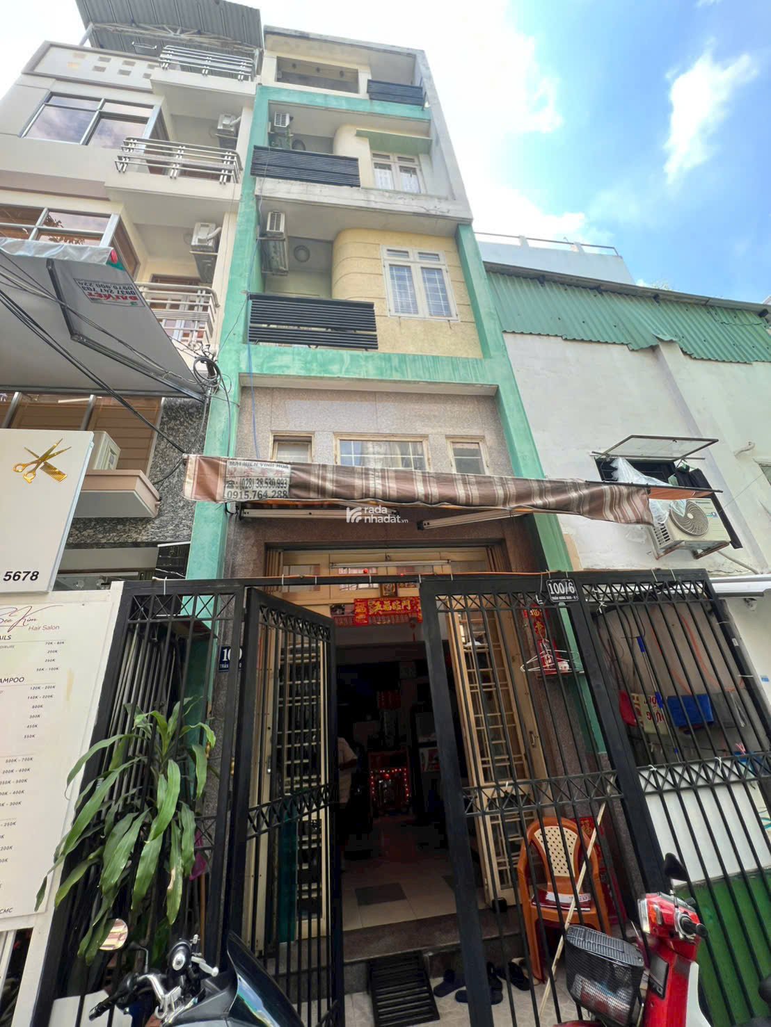 BÁN NHÀ HẺM 100 TRÀN HƯNG ĐẠO Q1 - 14.7 tỷ - 3.4x13, sổ vuông nhà 4 tầng 6pn