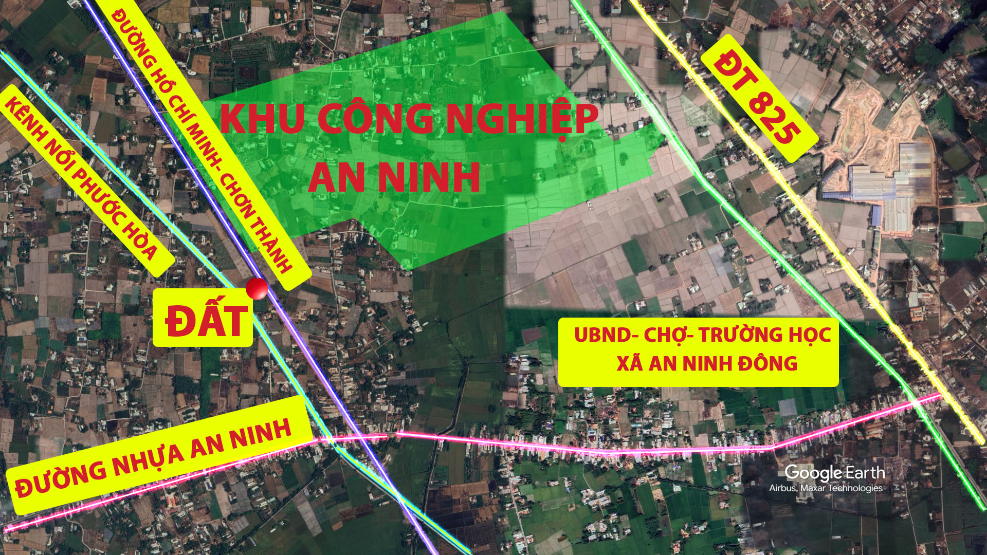 500 m2 thổ cư mặt tiền đường gần trung tâm hành chính mới Tây Ninh (Đức Hòa, Long An )