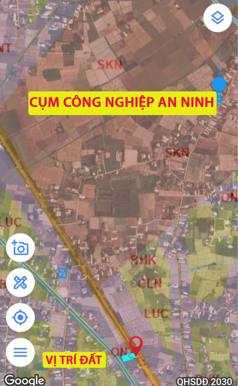 500 m2 thổ cư mặt tiền đường gần trung tâm hành chính mới Tây Ninh (Đức Hòa, Long An )