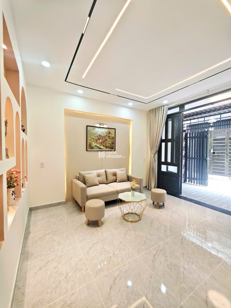 NHÀ MỚI XÂY ÔTÔ ĐỔ CỬA - FULL NỘI THẤT - 5x12M - 5PN, THỐNG NHẤT GÒ VẤP, 6.6 TỶ