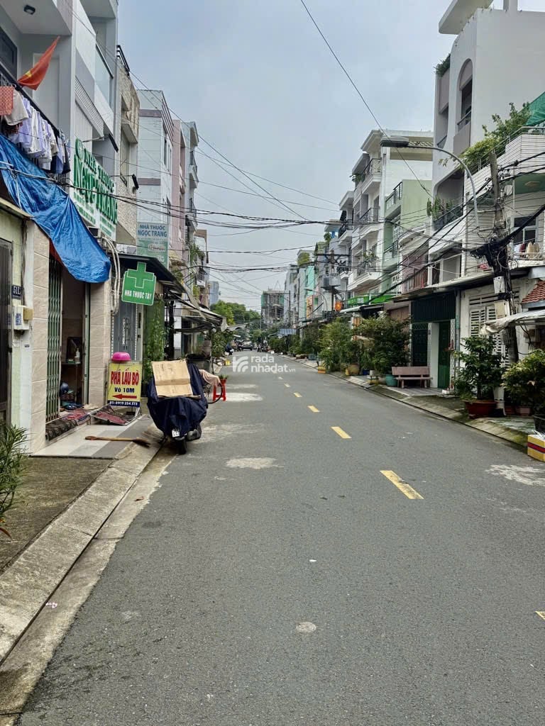 MẶT TIỀN  ĐƯỜNG SỐ 32,KDC BÌNH PHÚ QUẬN 6 (4m x 20m x 4 TẦNG) 13,8 TỶ TL