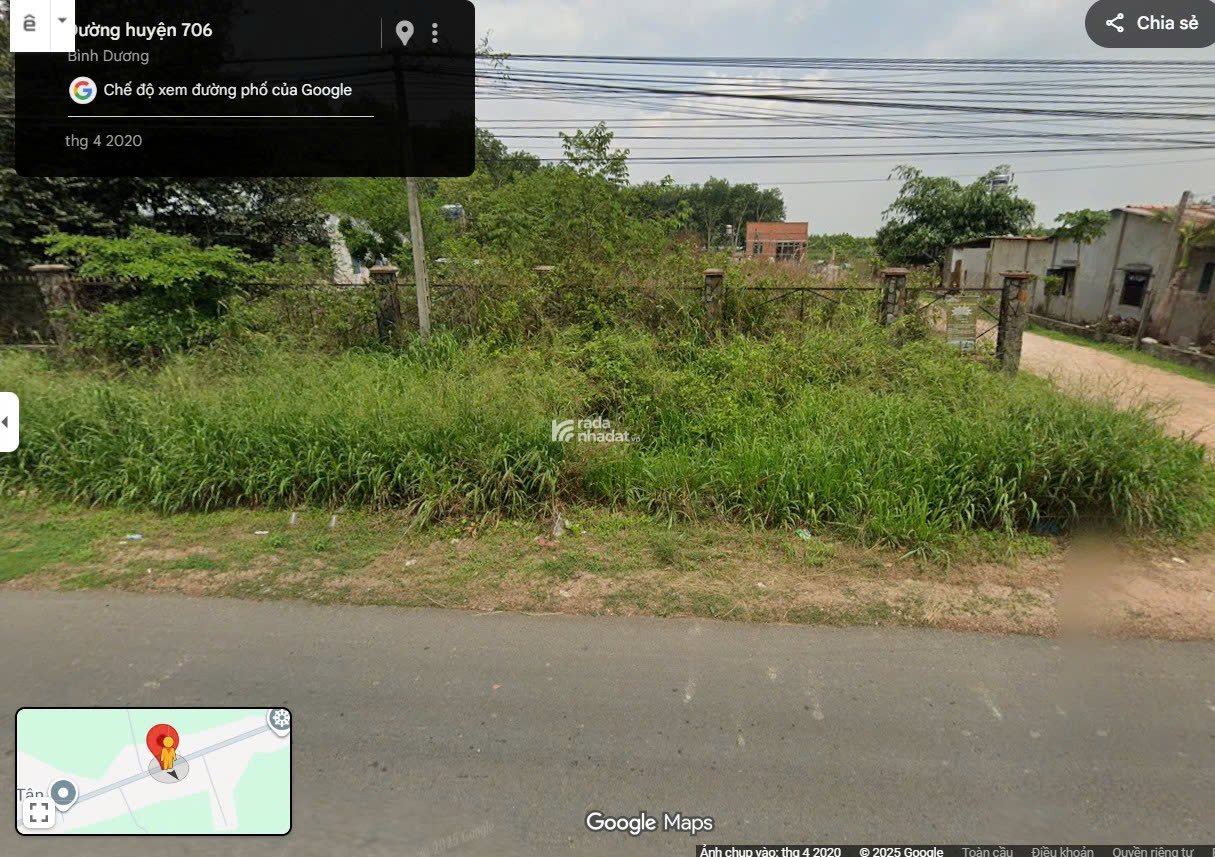 BÁN LÔ ĐẤT MẶT TIỀN ĐƯỜNG ĐT 749D (LONG TÂN, DẦU TIẾNG, BÌNH DƯƠNG)