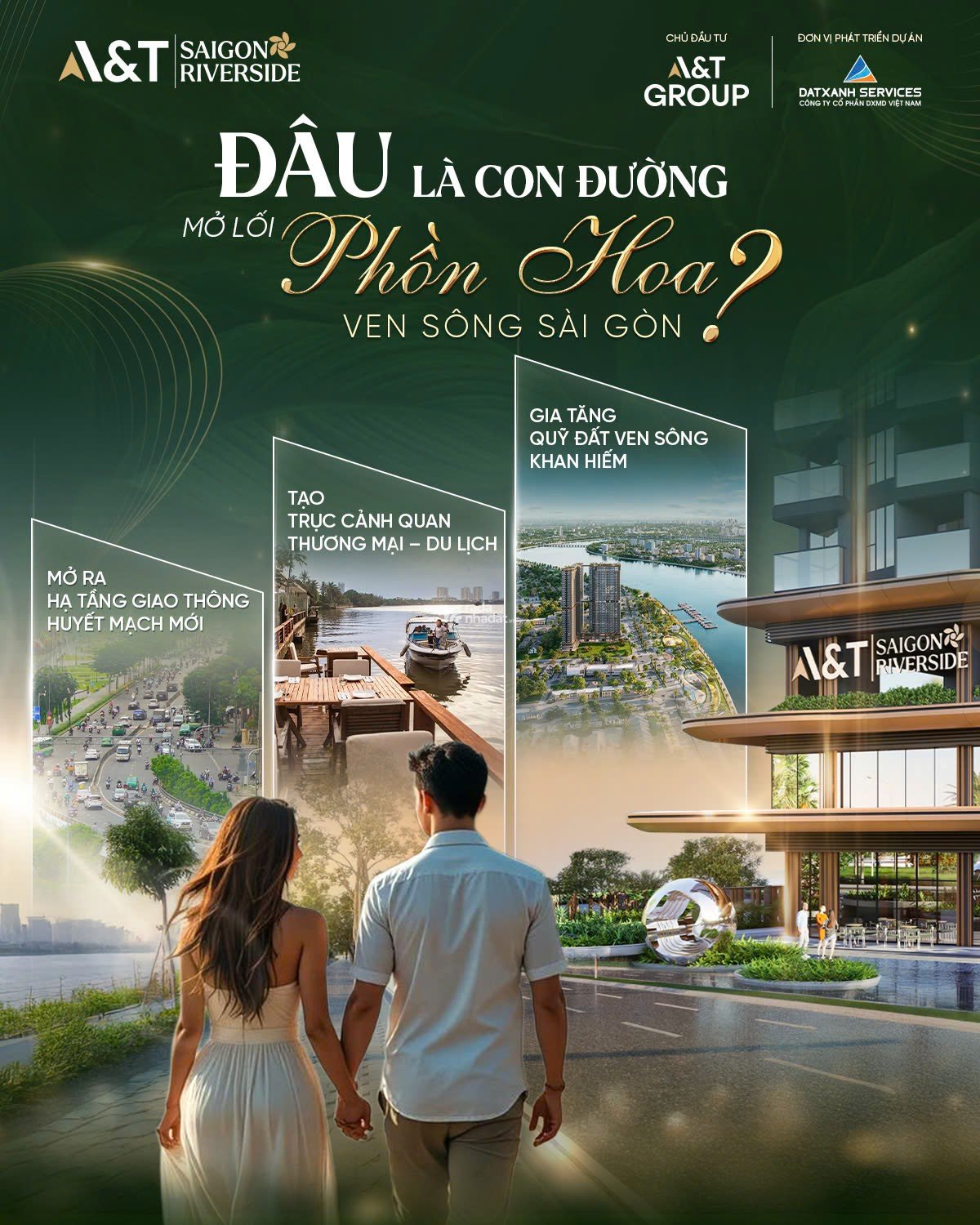 A&T Saigon Reverside căn hộ chuẩn resort bên sông Saigon