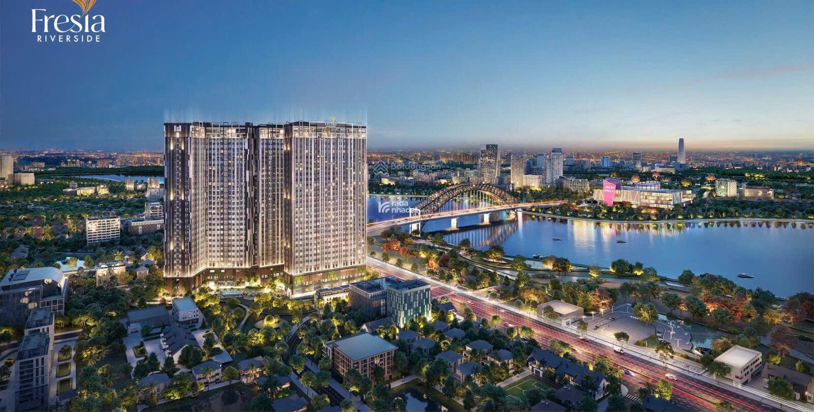 Bán Căn Hộ 2PN-2WC Block River3, dự án Fresia Riverside, mặt tiền Bùi Hữu Nghĩa, Biên Hoà. 1,950 tỷ