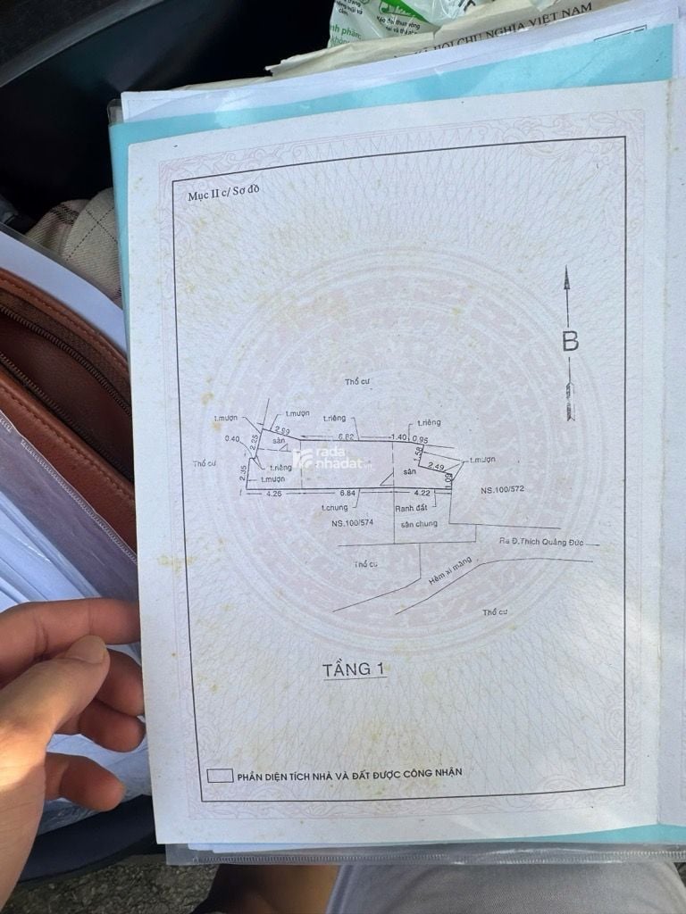 CHỈ 6.8 TỶ - 49M2 - HXT THÔNG HOÀNG HOA THÁM - PHÚ NHUẬN- NHÀ TIỆN XÂY MỚI.