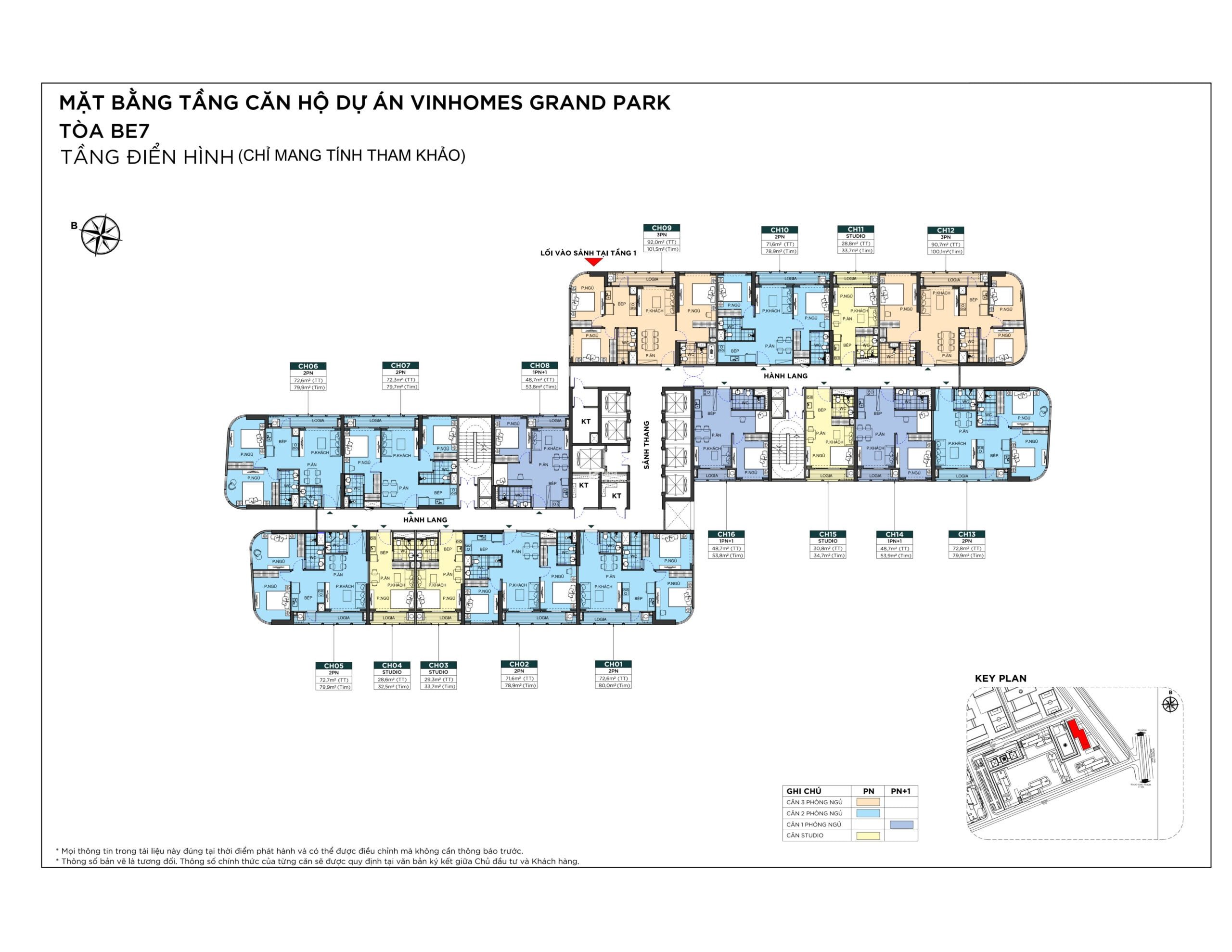 Căn hộ 3PN rộng 100m2 tại Beverly :Không gian sống sang trọng, riêng tư