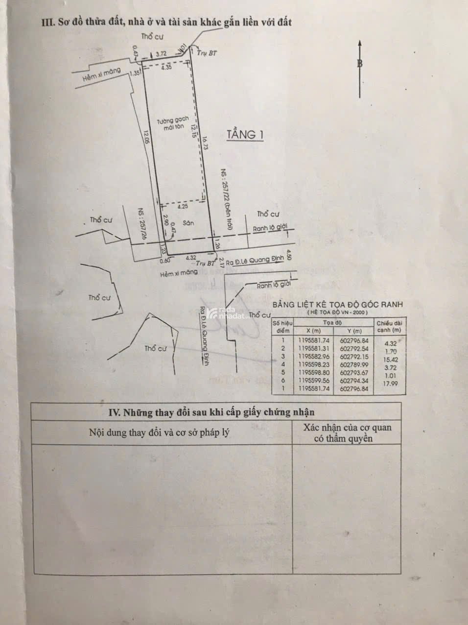HOT Bán nhà cấp 4, HXH 257/ Lê Quang Định, P7, Bình Thạnh (Hẻm 251)