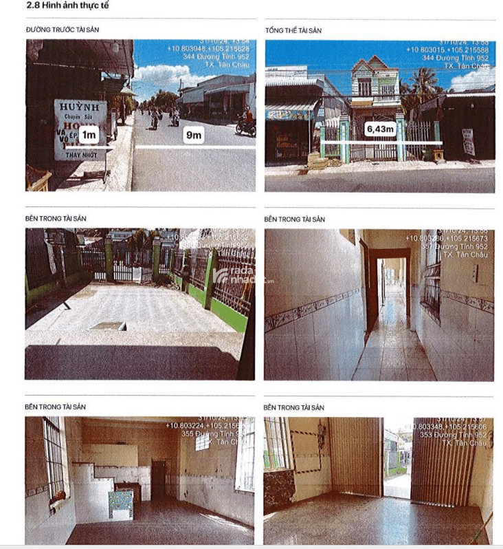 BÁN ĐẤU GIÁ TÀI SẢN MSB L2_PHƯỜNG LONG CHÂU, TX. TÂN CHÂU, AN GIANG 