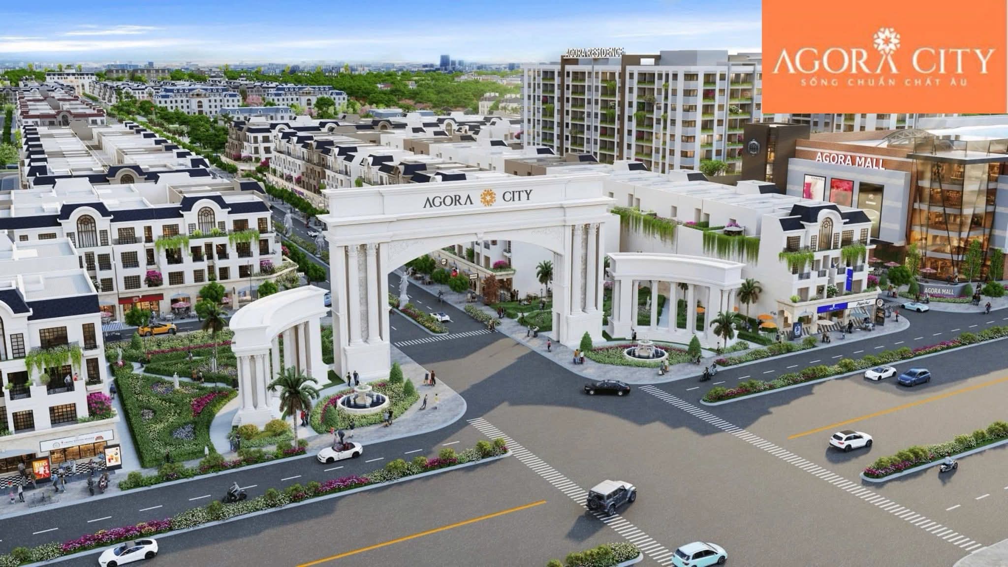 Bán đất nền Agora City ngay Trung Tâm Hành Chính Thủ Thừa Long An mặt tiền đường 818 shr trao tay 