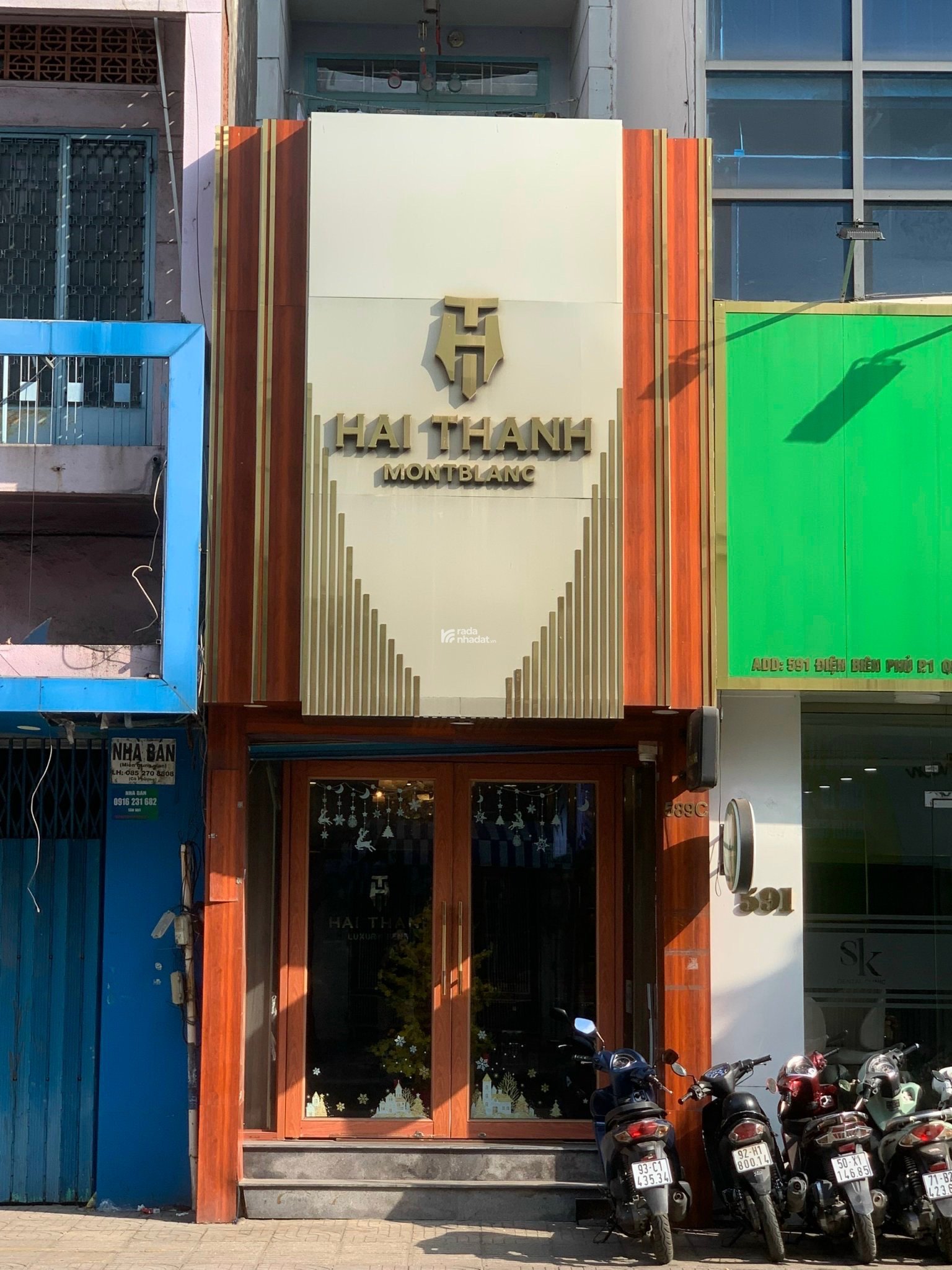 Bán nhà mặt tiền 589c Điện Biên Phủ F1 Q3 TPHCM . Giá 22 tỷ. 5 phòng ngủ, 7 WC.  