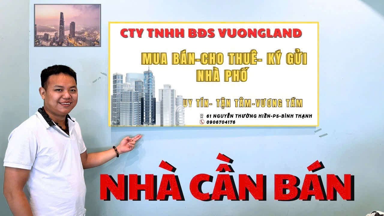 BÁN NHÀ 5.2 TỶ 45.4M NHÀ 3 TẦNG HẺM XE HƠI BÌNH THẠNH
