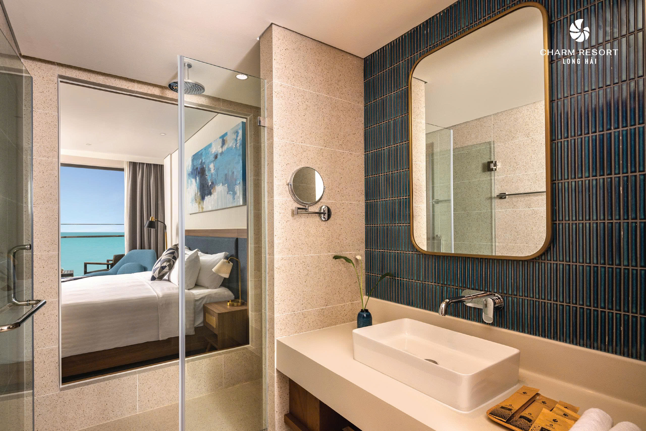bán căn hộ view biển trực diện Charm Long Hải