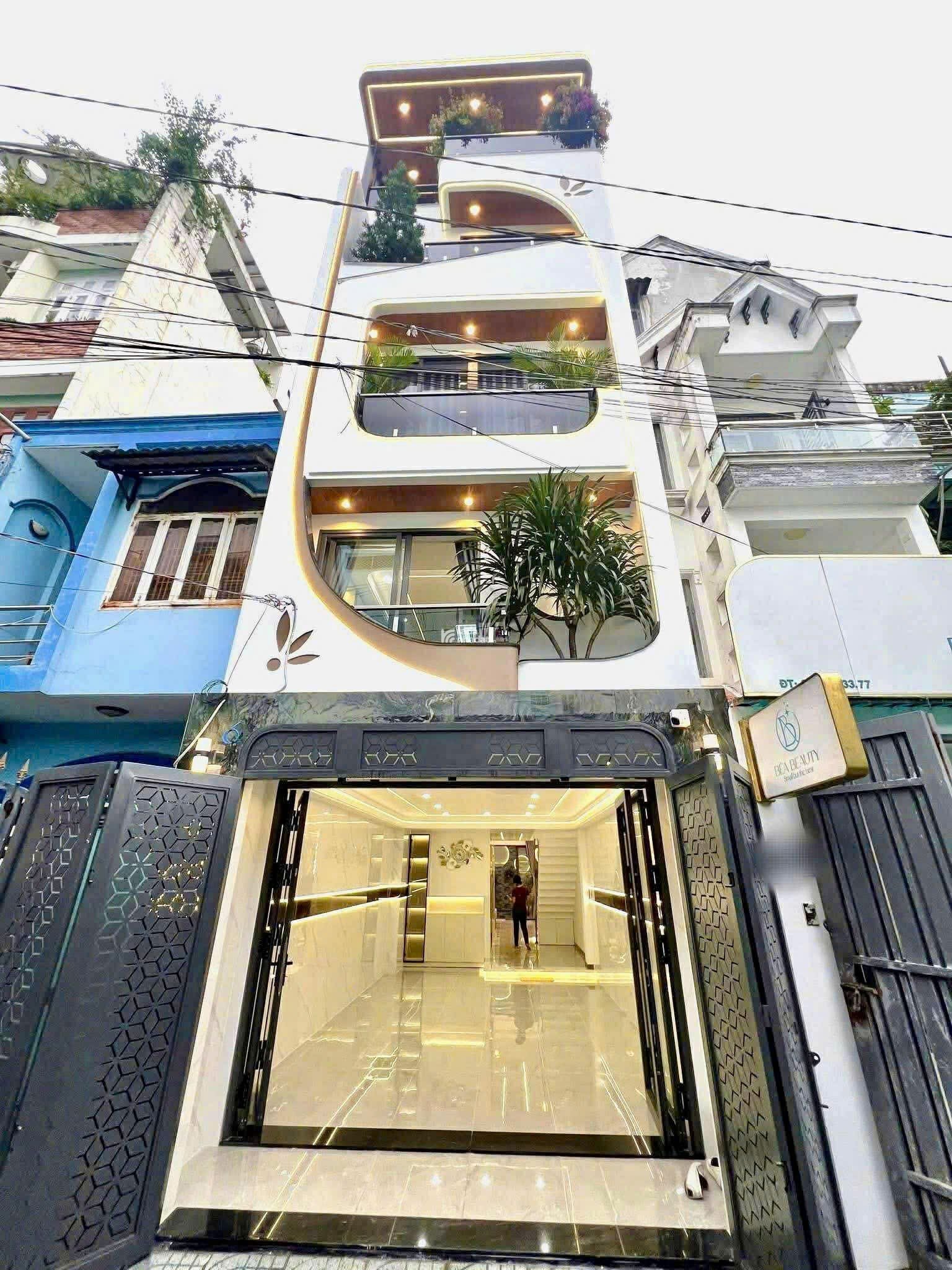 NHÀ 80M2 5 TẦNG MỚI TOANH - THANG MÁY, Ô TÔ NGỦ TRONG NHÀ - NGUYỄN VĂN KHỐI GÒ VẤP