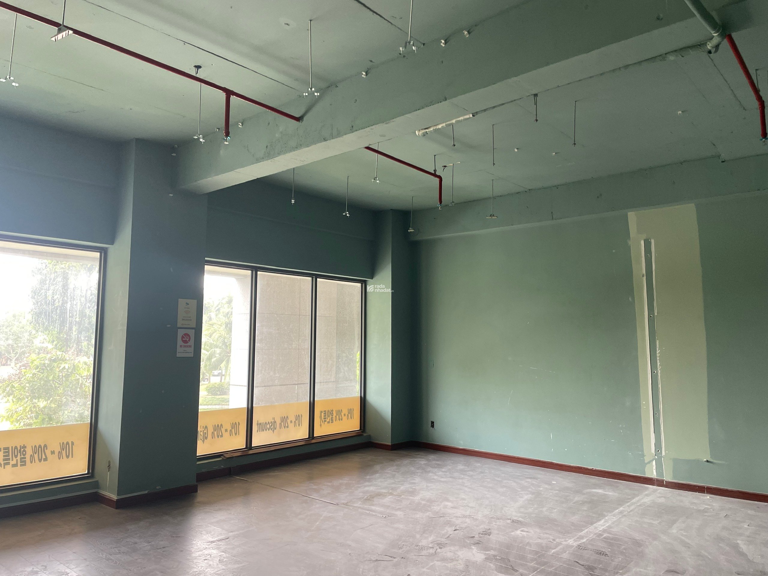 Cho thuê mặt bằng 100m2, Chung cư Nam Phúc 