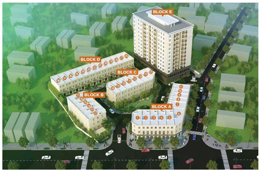 Chính chủ bán NHÀ PHỐ 100m2 khu compound an ninh24/7 mặt tiền Đỗ Xuân Hợp