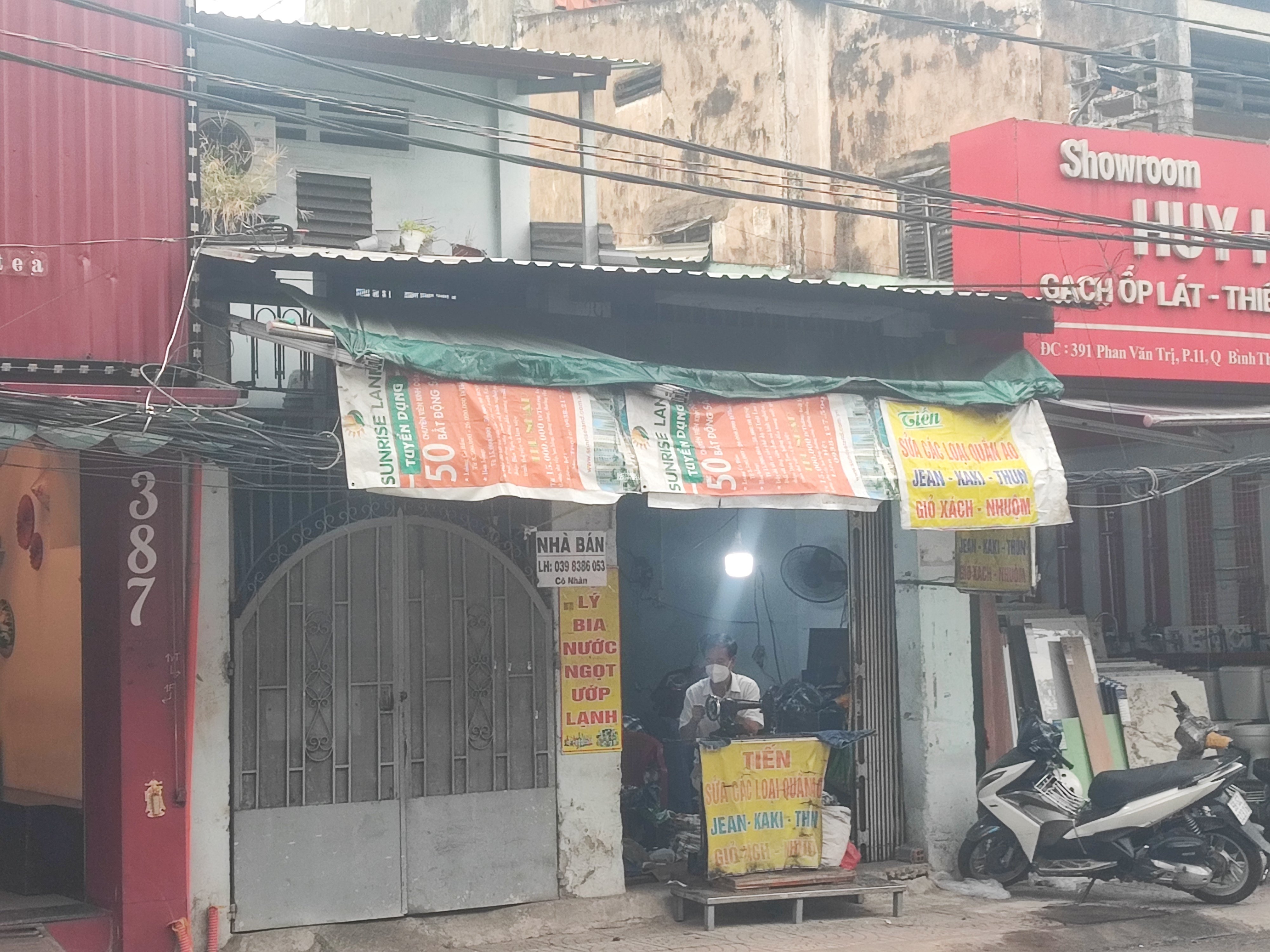 Nhà đất số 389 phan văn trị P11 bình thạnh giá 16.8tỷ