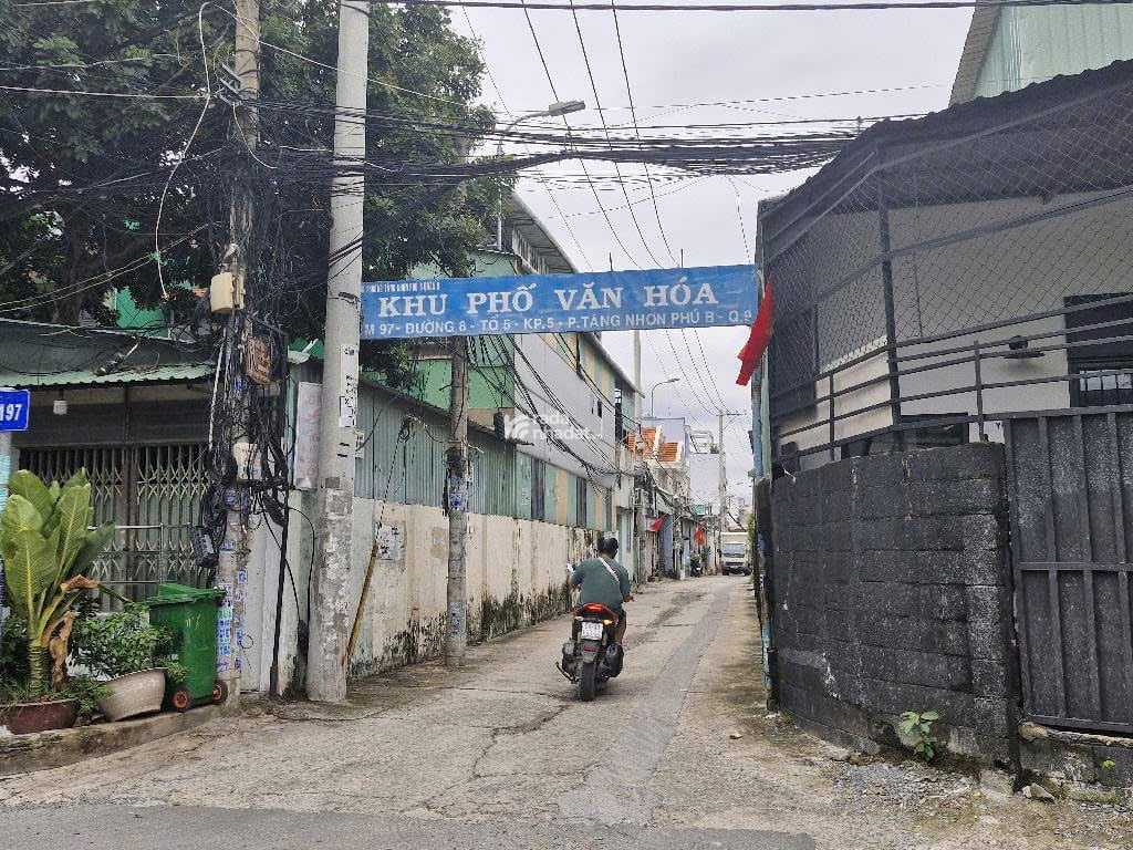 " Bán đất , XD 3 T, Đường số 6 -  Tăng Nhơn Phú B - Quận 9 . Giá NHỉnh :4.x tỷ(TL) .D t : 79m 